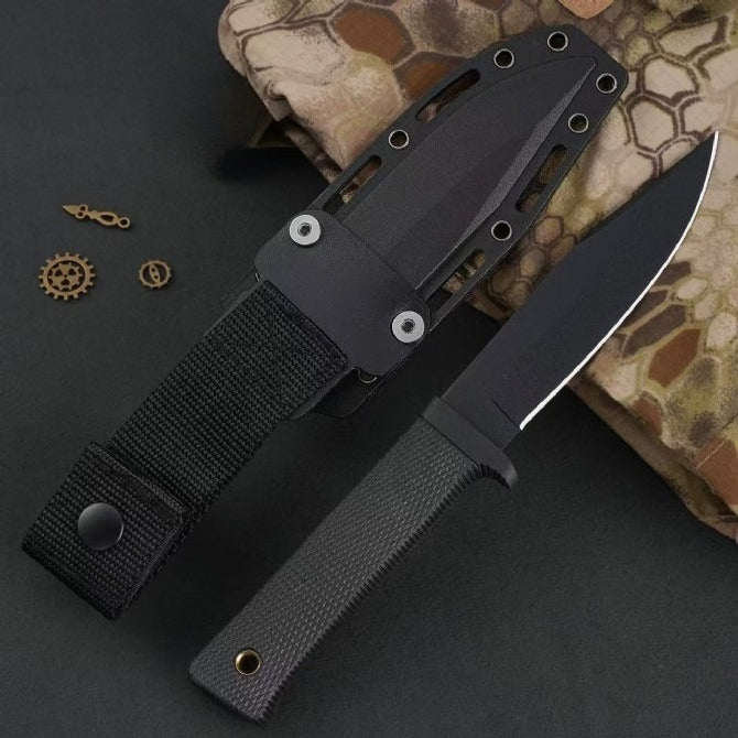 Herramientas de exterior de acero SK-5 49LCKD con revestimiento de teflón negro