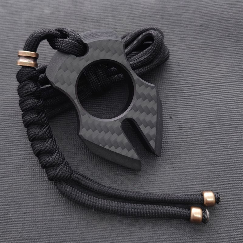 Various Styles of Carbon Fiber Single Finger Keyaccessoryr Backpack Outdoor Tool