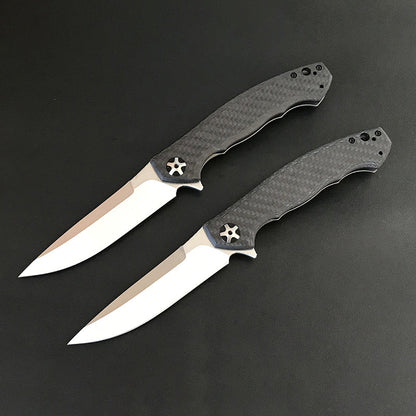 S35VN Tool 0452 Folding Carbon Fiber Titanium Handle Pocket Outdoor