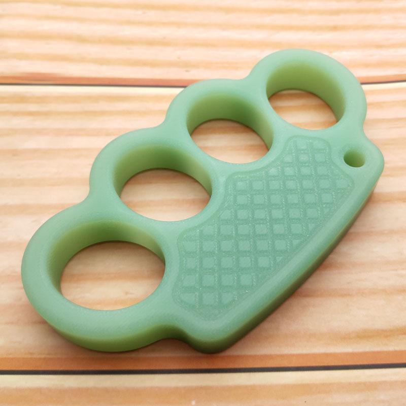 Non-Metal 4-Finger Brass Knuckles Duster Paperweight Self Defense - Tacsafeworld EDC Gadgets - Tacsafeworld EDC Gadgets
