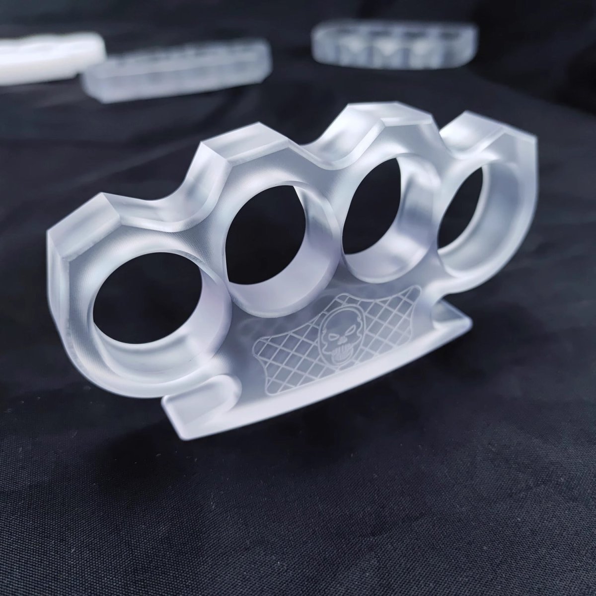 2024 New Clear Plastic Brass Knuckles - Tacsafeworld EDC Gadgets