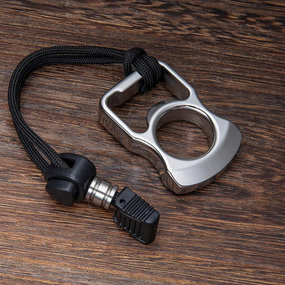 Ouvre-bouteille multifonction poings américains EDC en acier inoxydable 304 complet