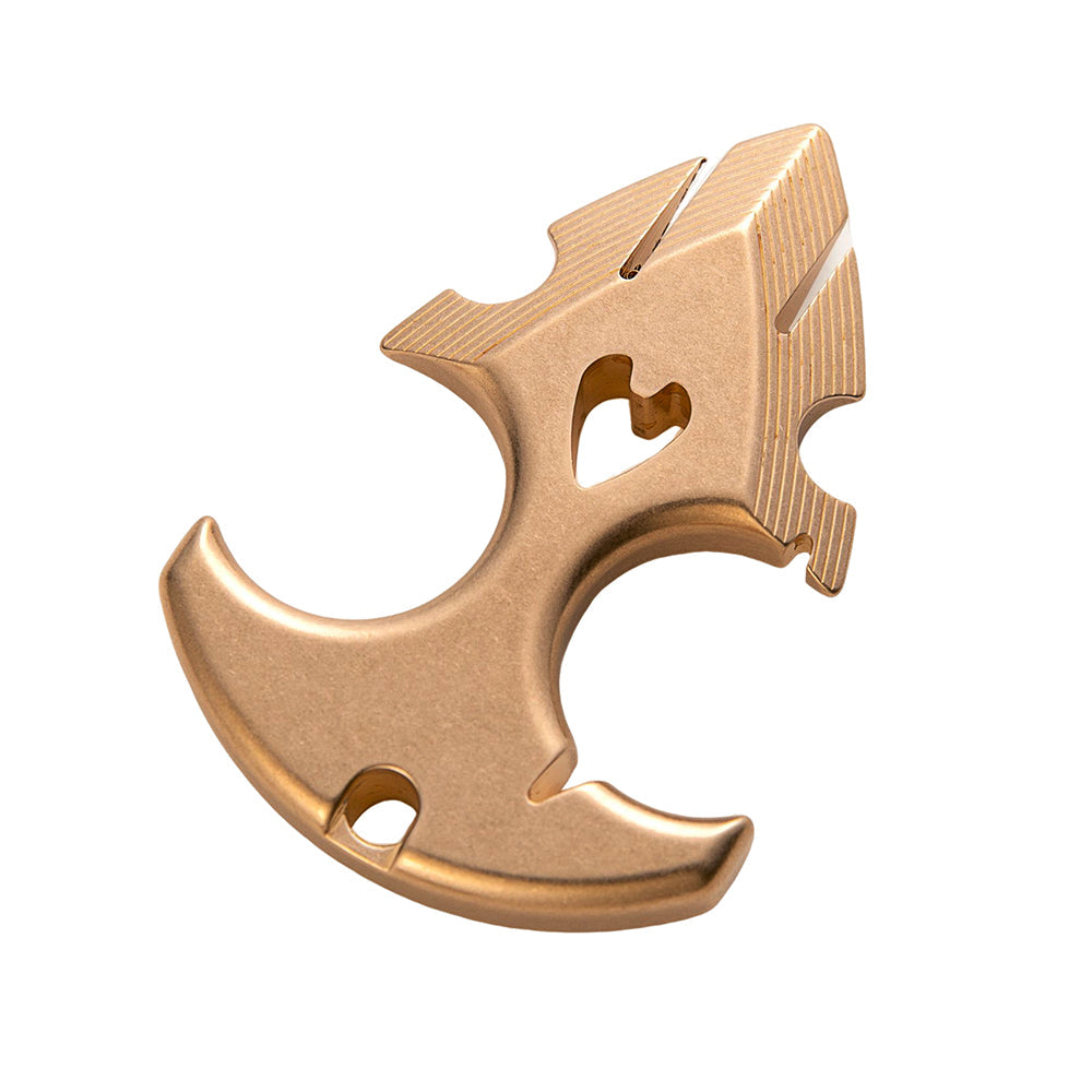 Daga de empuje de autodefensa Argus de latón macizo, 2025 