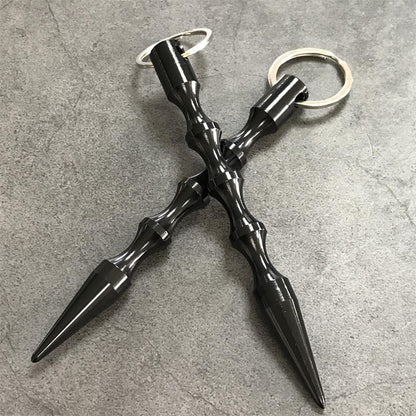 Utensile EDC leggero e portatile da esterno con portachiavi