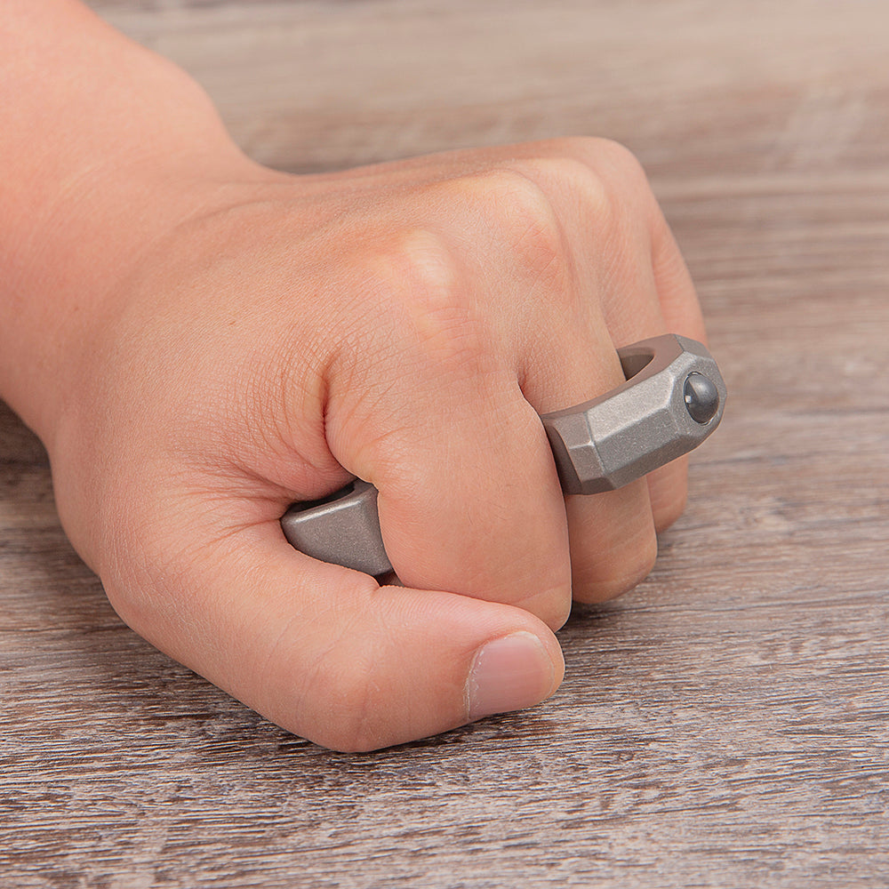 Puño americano de acero inoxidable lavado a la piedra de verano de 2025 