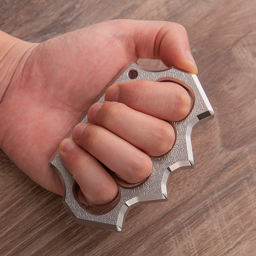2025 Nueva Arma de Nudillos Metálicos de Acero Inoxidable Wukong Negra 