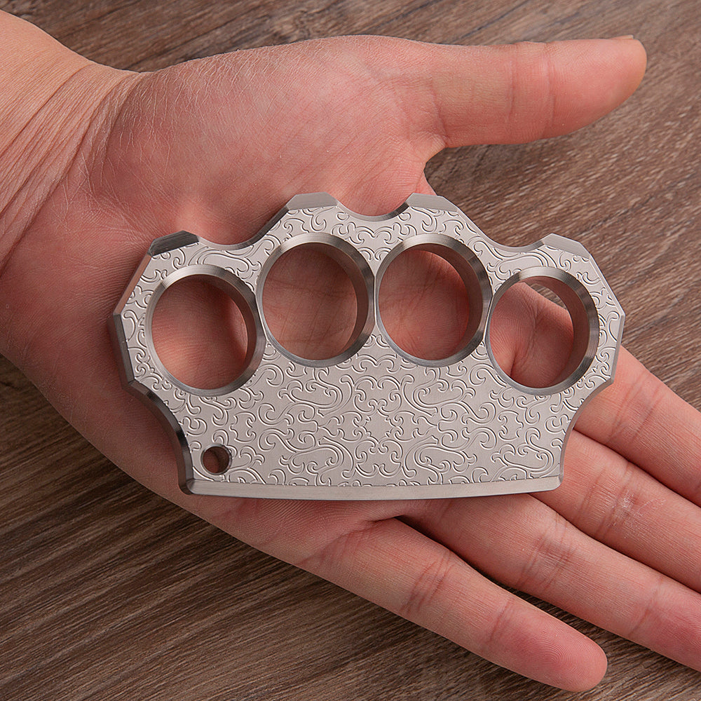 2025 Nueva Arma de Nudillos Metálicos de Acero Inoxidable Wukong Negra 