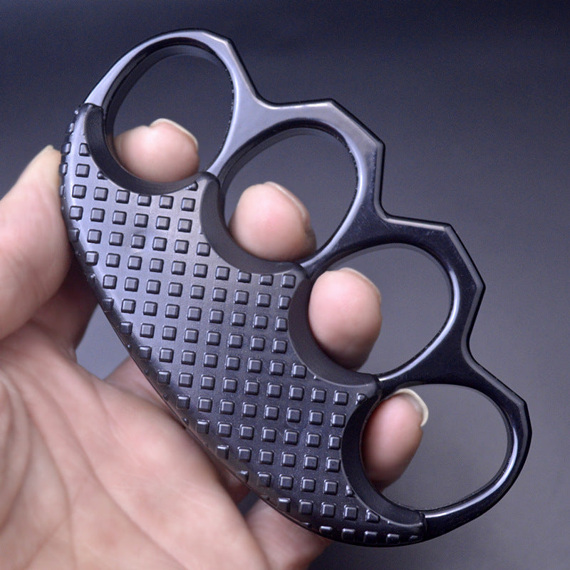 Herramienta EDC engrosada negra-plateada con clip para exteriores