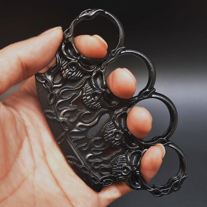 Strumenti EDC da esterno con motivo di fantasma e fuoco