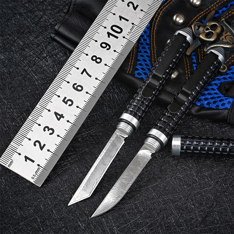 Mini Damascus Pen Multifunctional Pocket Tool