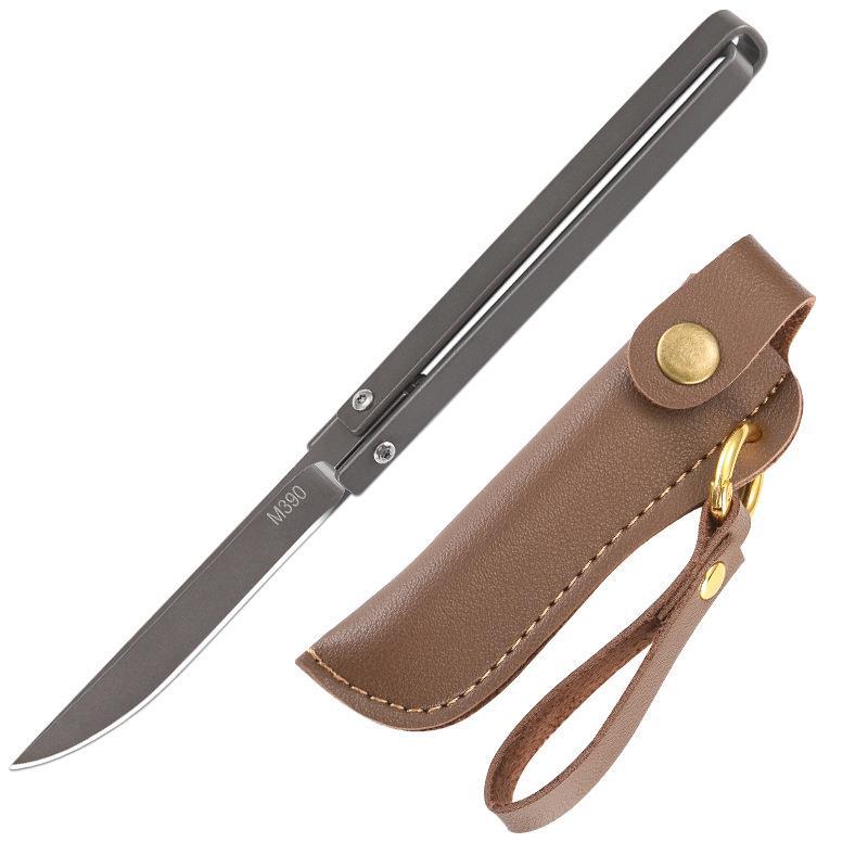 Handle Folding Outdoor Pocket Tool with Leather Case