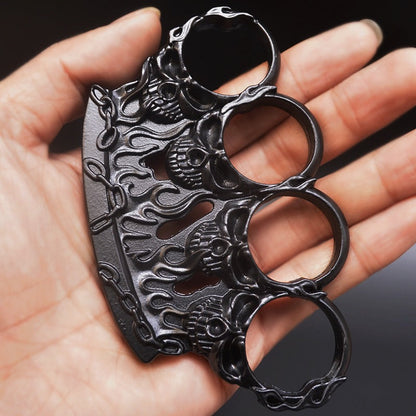 Strumenti EDC da esterno con motivo di fantasma e fuoco