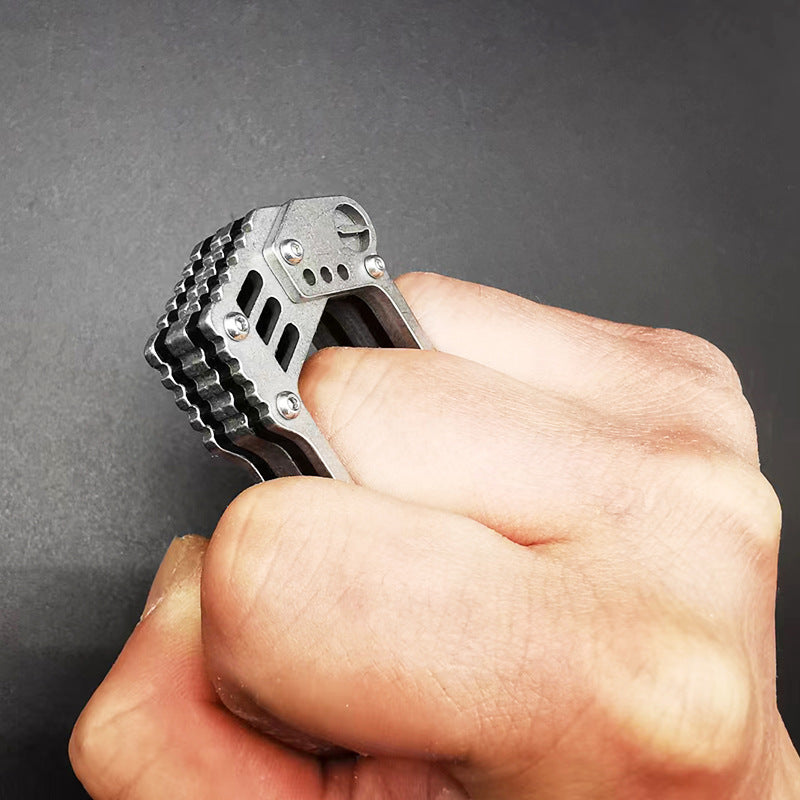 C70 Steel Rhino EDC Ring-Tacsafeworld EDC Gadgets