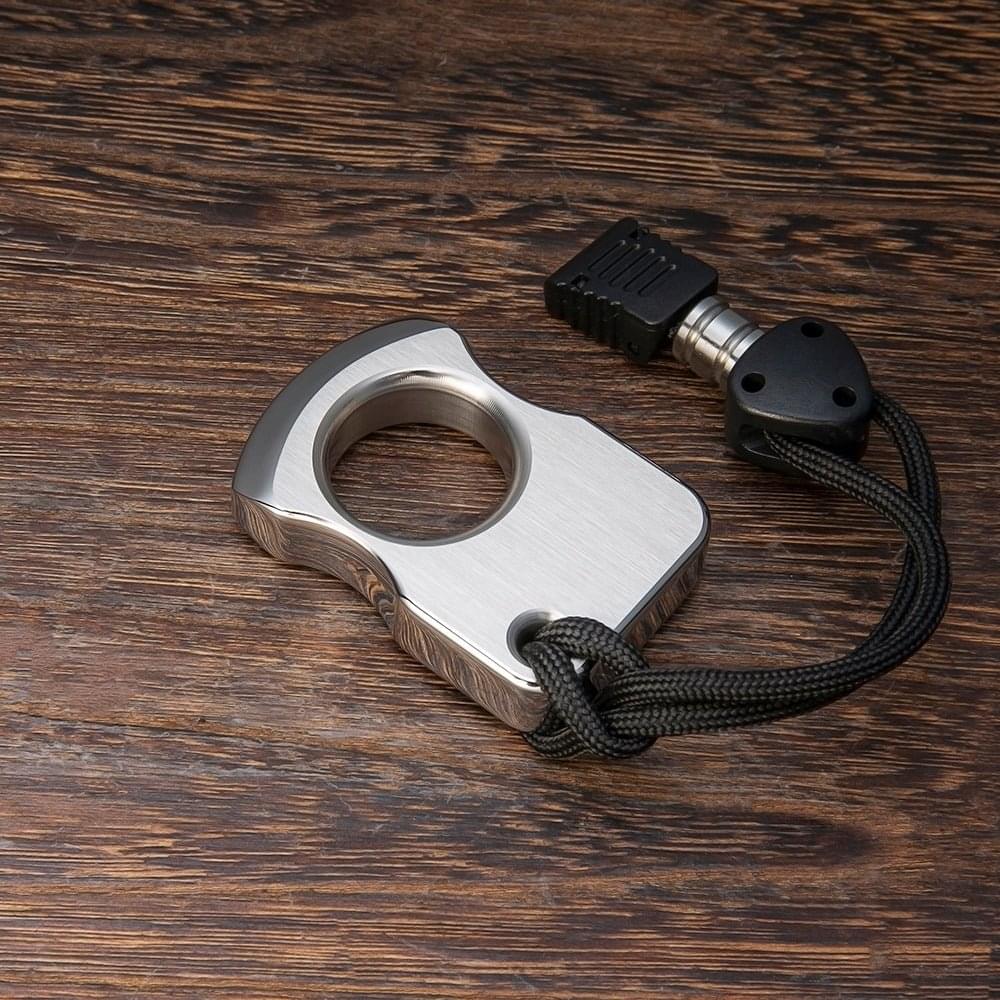 Nudillos de latón de un solo dedo de acero inoxidable 304 para mujer 