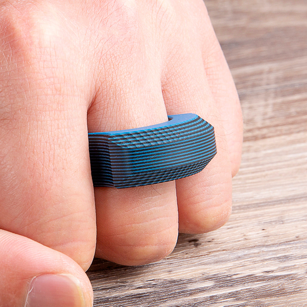 Nudillos de latón de un solo dedo de plástico y fibra de vidrio G10 