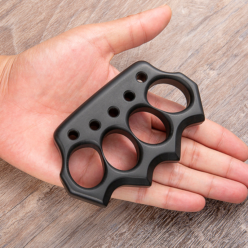 Nudillos de latón vintage de baquelita con pinchos, sin metal 