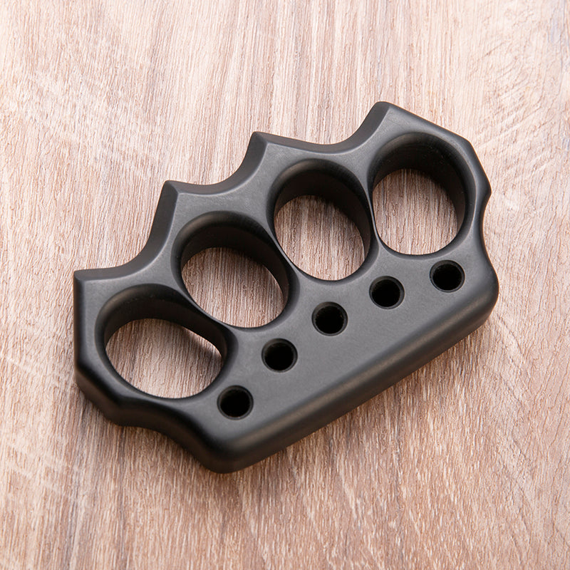 Nudillos de latón vintage de baquelita con pinchos, sin metal 