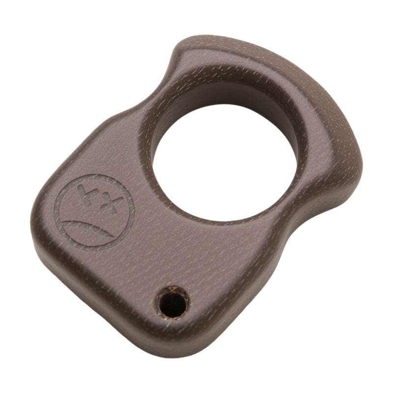 Nudillos de bronce de polímero de micarta de textura gruesa 