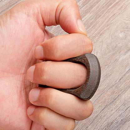 Karkearakenteinen Micarta-polymeerinen nyrkkirauta