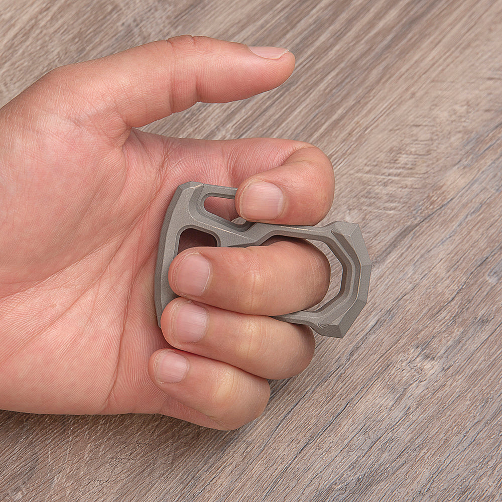 2025 Nuovo tirapugni in ottone a un dito in acciaio inossidabile - Tacsafeworld EDC Gadgets 