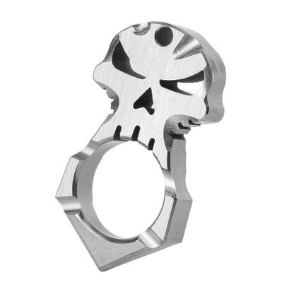 2025 Neuer TC4 Titan-Totenkopf-Faustschlagring für einen Finger