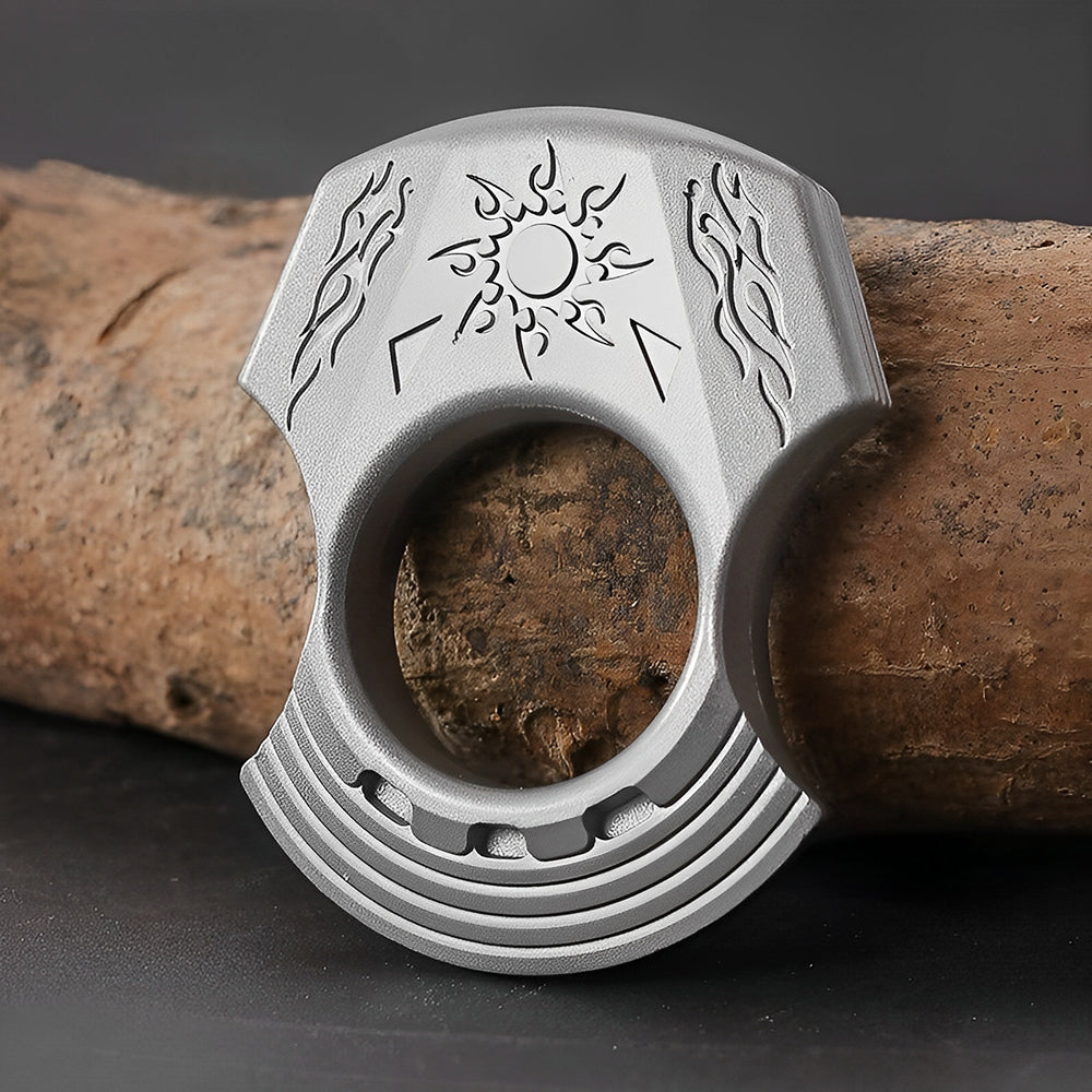 Nuovo tirapugni Apollo Single Finger Knuckle Duster 2025 - Tacsafeworld EDC Gadgets 