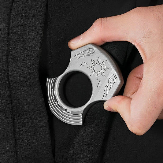 2025 New Apollo Single Finger Knuckle Duster - Tacsafeworld EDC Gadgets