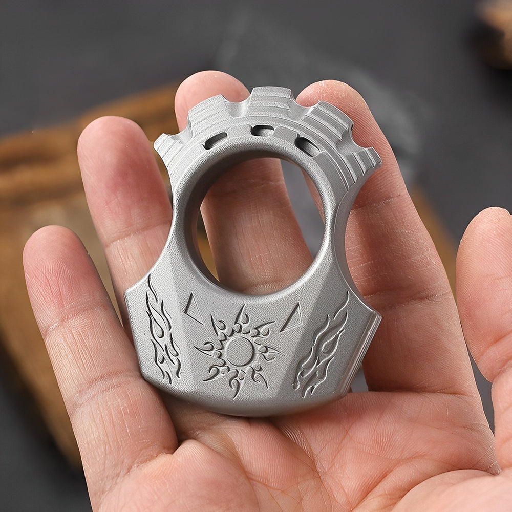 Nuovo tirapugni Apollo Single Finger Knuckle Duster 2025 - Tacsafeworld EDC Gadgets 
