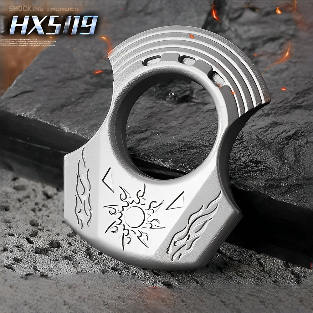 Nuovo tirapugni Apollo Single Finger Knuckle Duster 2025 - Tacsafeworld EDC Gadgets 