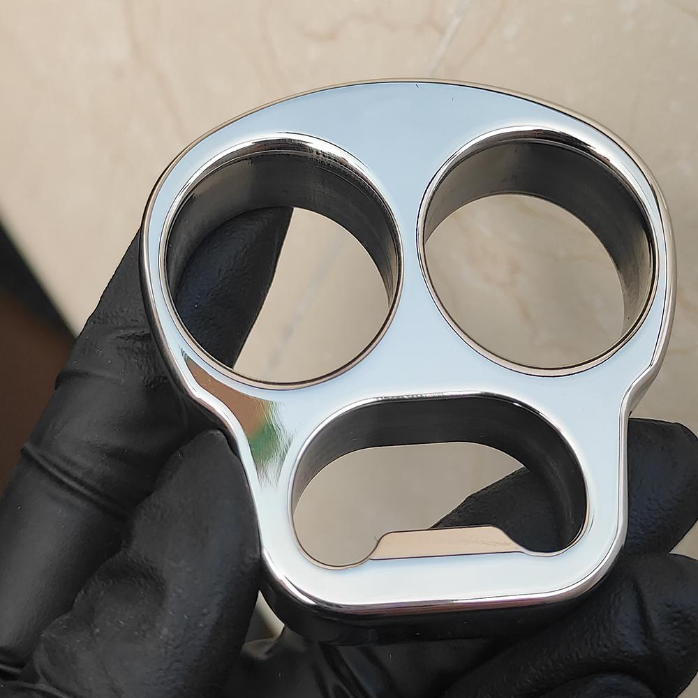 Stainless Steel Skull Brass Knuckles Bottle Opener - Tacsafeworld EDC Gadgets