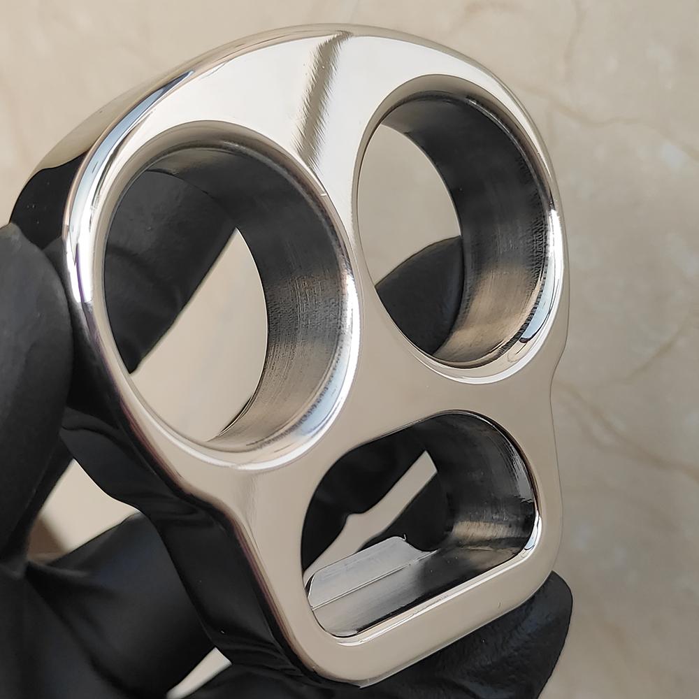 Stainless Steel Skull Brass Knuckles Bottle Opener - Tacsafeworld EDC Gadgets
