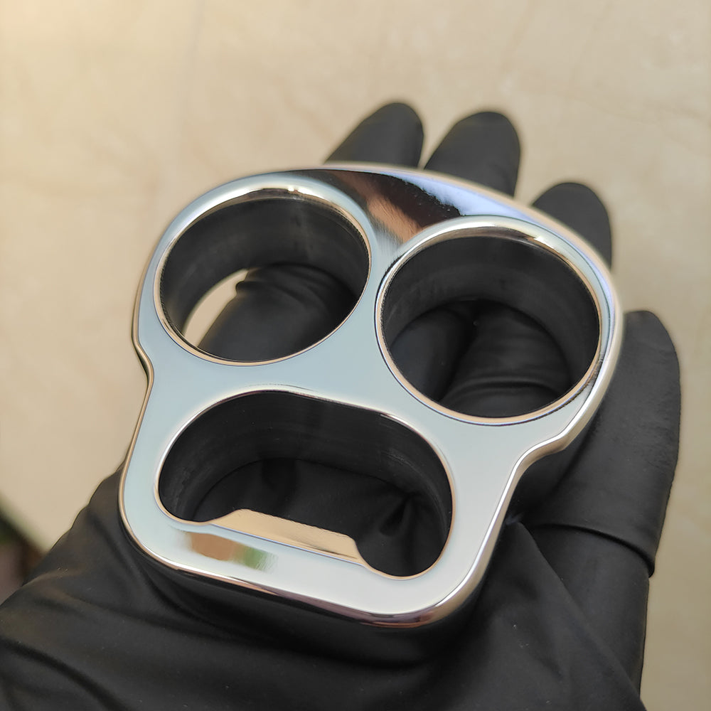 Stainless Steel Skull Brass Knuckles Bottle Opener - Tacsafeworld EDC Gadgets