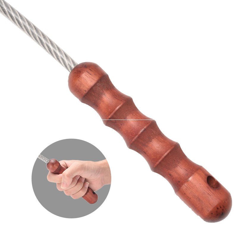 Wooden Handle Stinger Self Defense Whip Car Emergency Tool For Women - Tacsafeworld EDC Gadgets