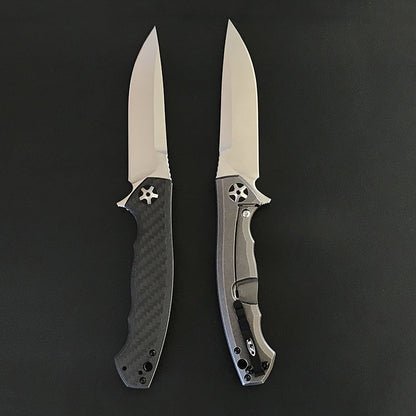 S35VN Tool 0452 Folding Carbon Fiber Titanium Handle Pocket Outdoor
