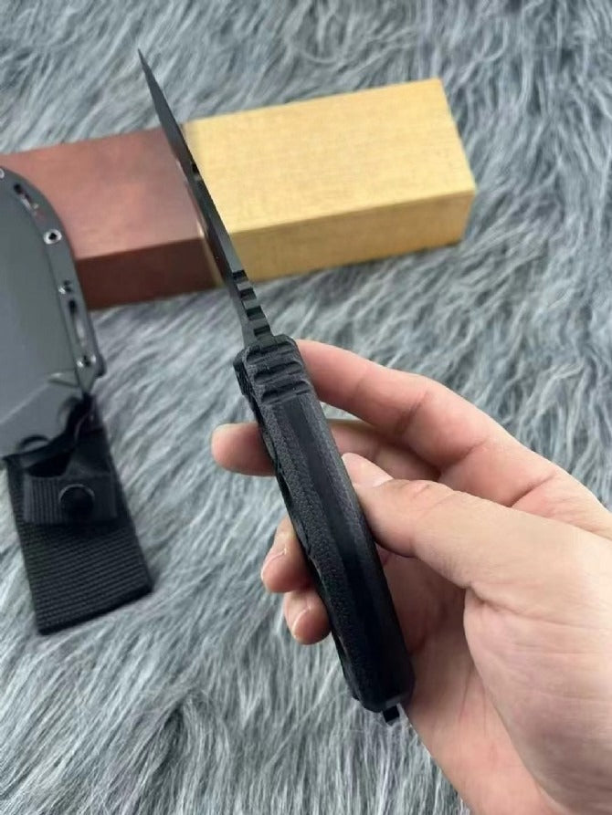 KA-5557 58-60HRC Outdoor Tool with Half Serrated Edge