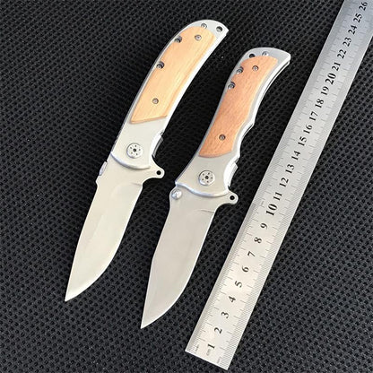 Klappbares Taschenwerkzeug mit Holzgriff 339 338 337