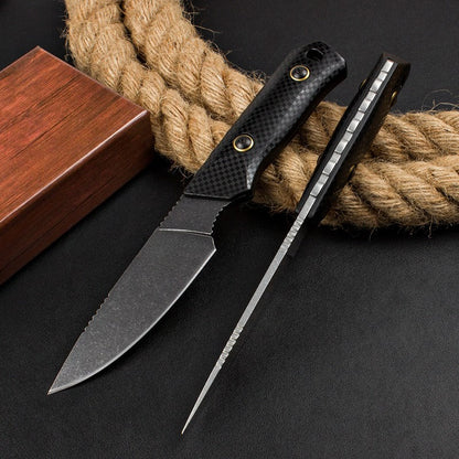Ferramenta EDC de exterior BM15600 com cabo em nylon reforçado com fibra de vidro e aço D2 com acabamento stonewashed
