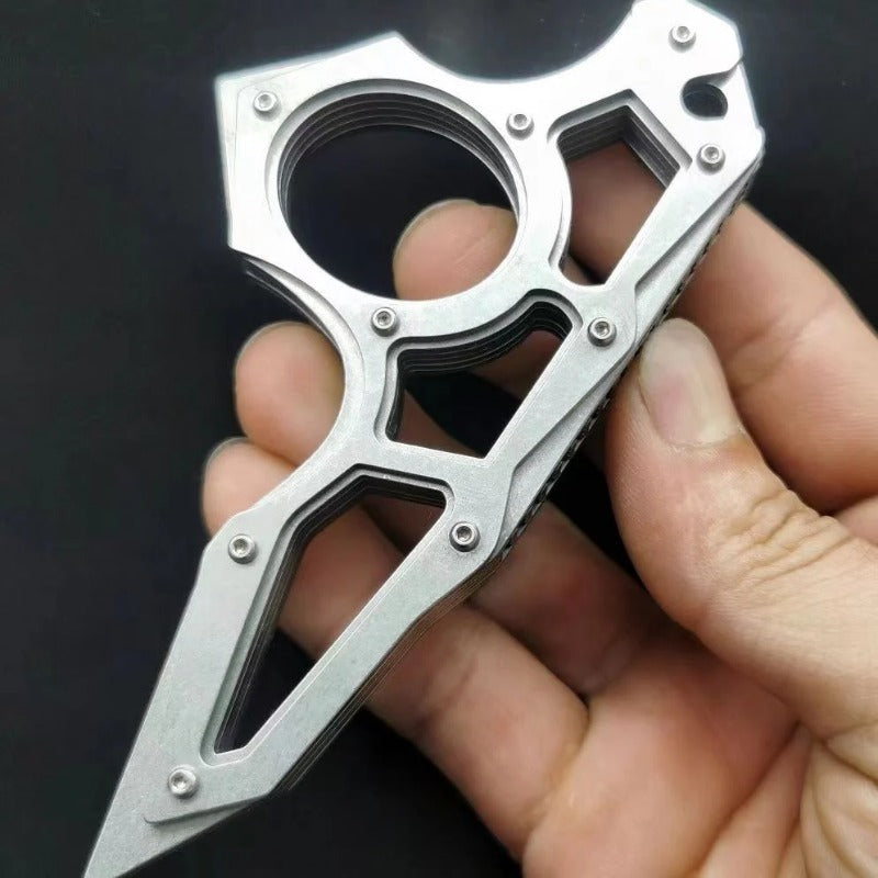 Dragon Teeth-Steel Strumento EDC Esterno Monoforo