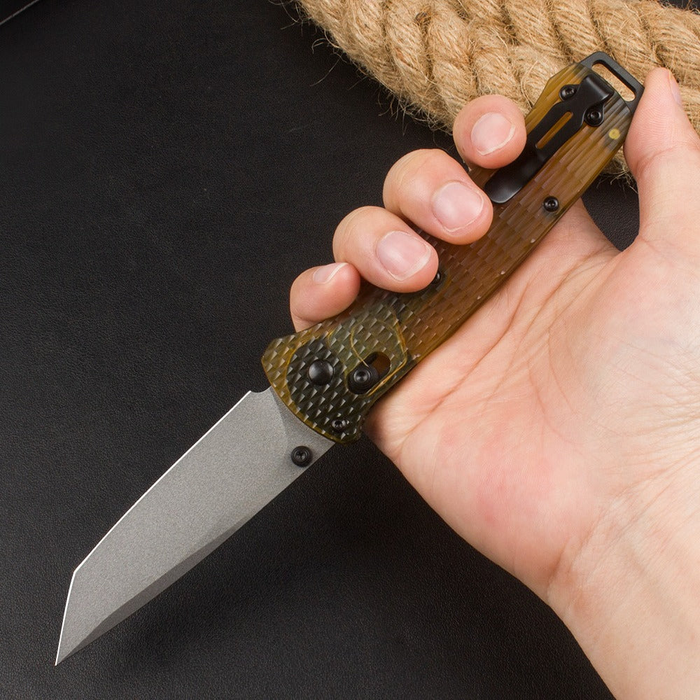 BM537 Transparent PEI Handle Outdoor Portable Folding Tool