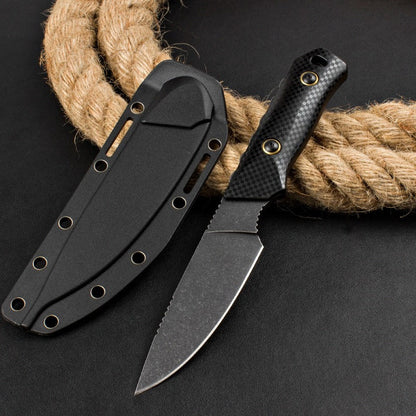 Ferramenta EDC de exterior BM15600 com cabo em nylon reforçado com fibra de vidro e aço D2 com acabamento stonewashed