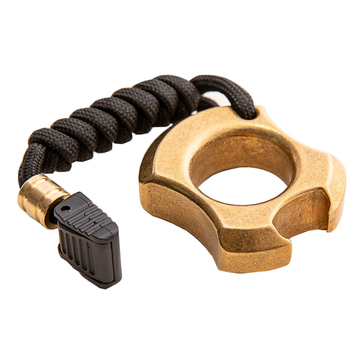 Full Brass Wasteland Style Stonewash Bottle Opener Brass Knuckles - Tacsafeworld EDC Gadgets