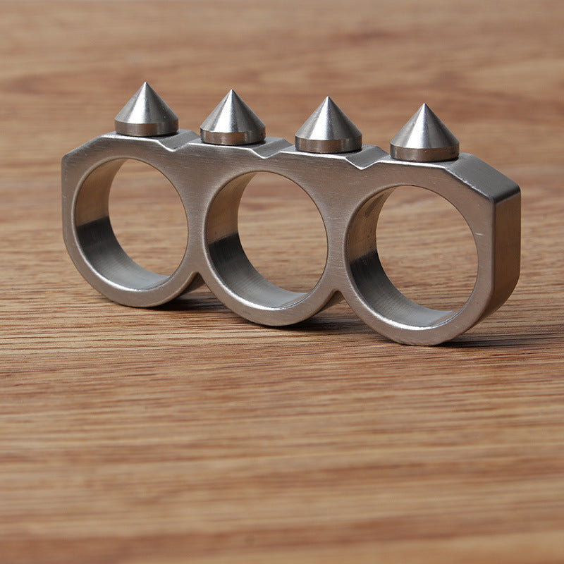 Spiked Brass Knuckles - Tacsafeworld EDC Gadgets
