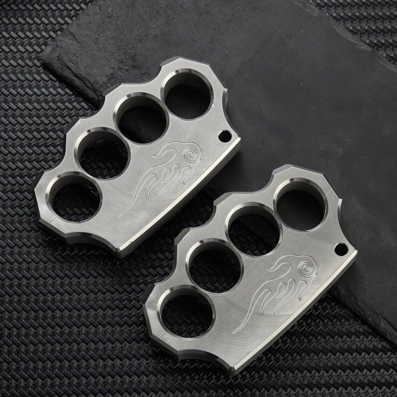 Anillos de nudillos de latón de acero inoxidable 304 auténtico - Gadgets EDC de Tacsafeworld 