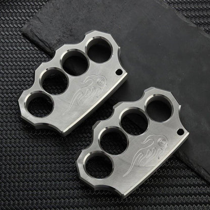 Anillos de nudillos de latón de acero inoxidable 304 real - Gadgets EDC Tacsafeworld