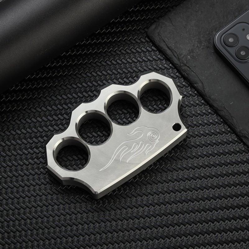 Anillos de nudillos de latón de acero inoxidable 304 auténtico - Gadgets EDC de Tacsafeworld 