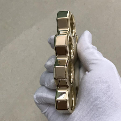 Outil extérieur classique en métal poli miroir avec grand trou