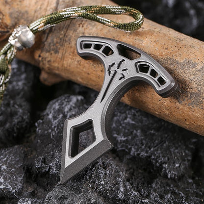Portable EDC Tool Pendant Keychain with Aviation Painted Surface