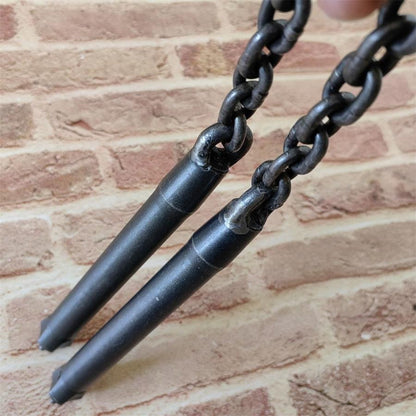 Strumento portatile da esterno con catena di sollevamento 2 in 1 e finitura lucidata