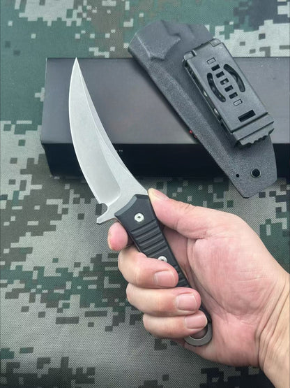 SBK D2 Stahl Stonewashed Oberfläche Outdoor-Werkzeug