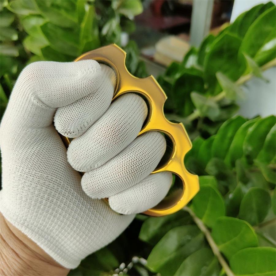 Herramienta de orificio grande para exterior, pulida, chapada en oro anodizado clásico, engrosada